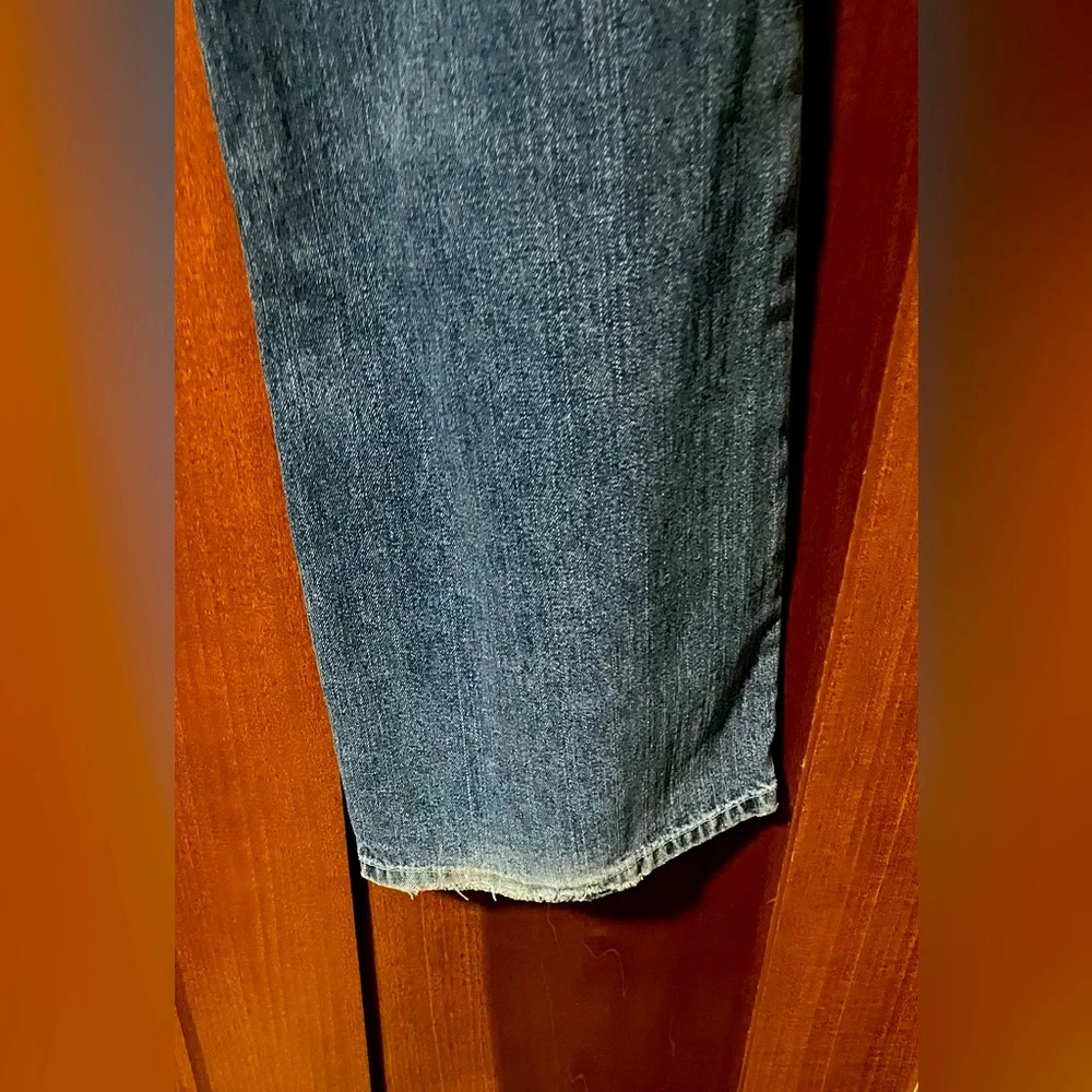 Vintage Y2K Silver Button Fly Jeans - Picture 8 of 12